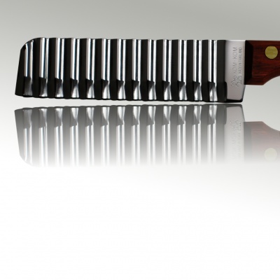 5'' Wave Knife Wooden Handle
